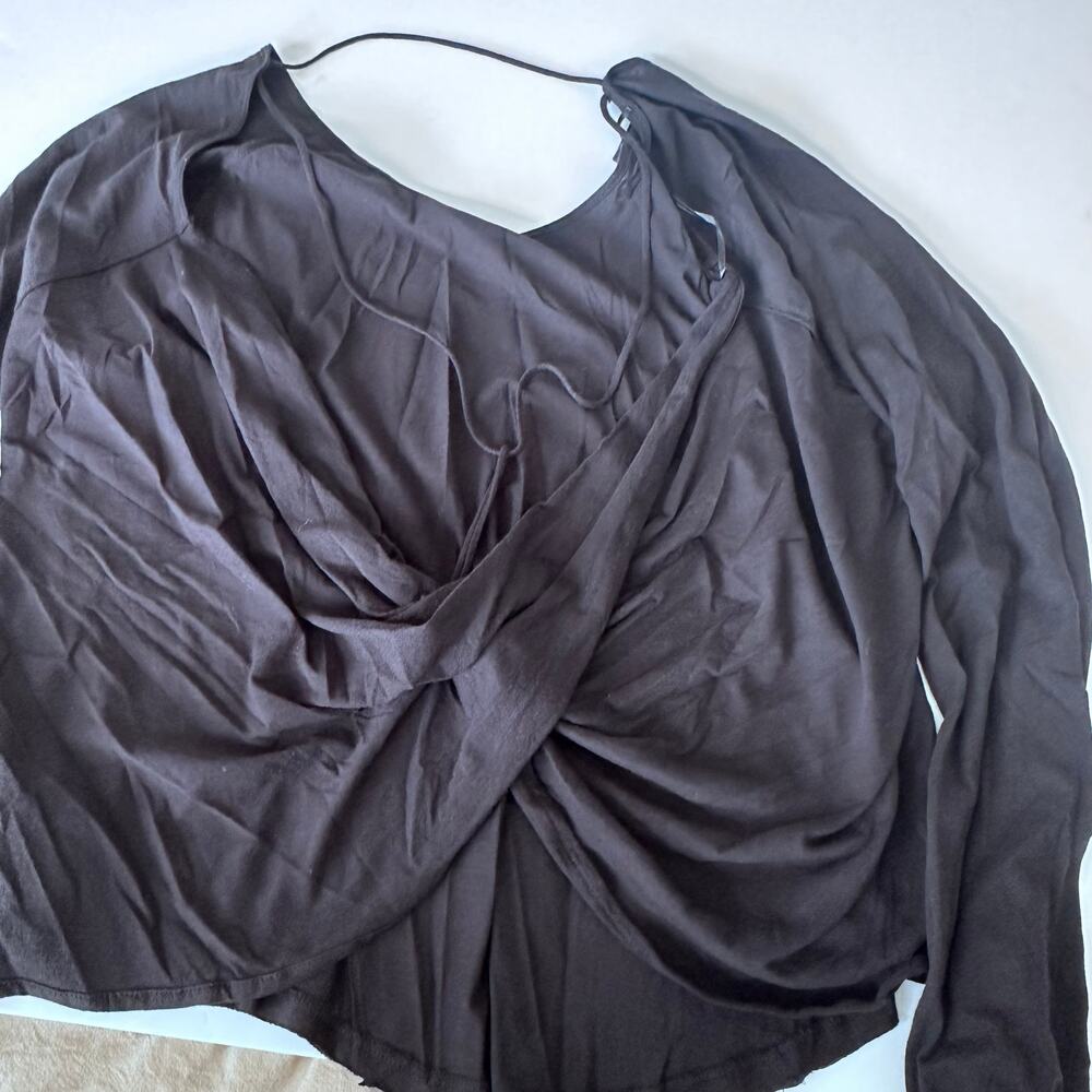 Free People  On Air Asymmetrical Back Tee - Picture 3 of 9